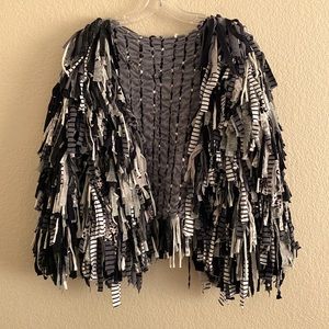 Knotted Fringe Jacket